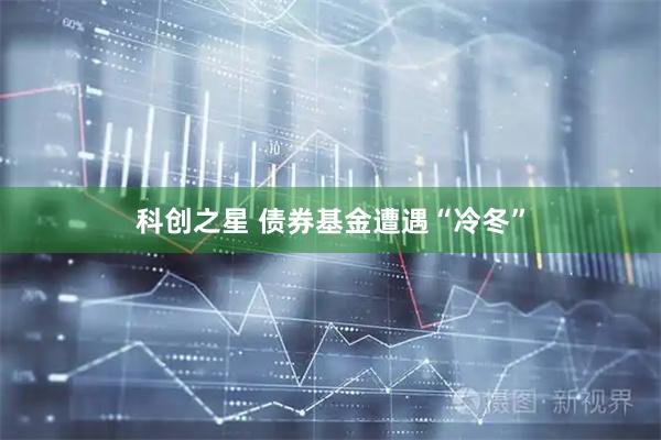 科创之星 债券基金遭遇“冷冬”