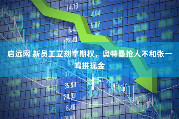 启远网 新员工立刻拿期权，奥特曼抢人不和张一鸣拼现金
